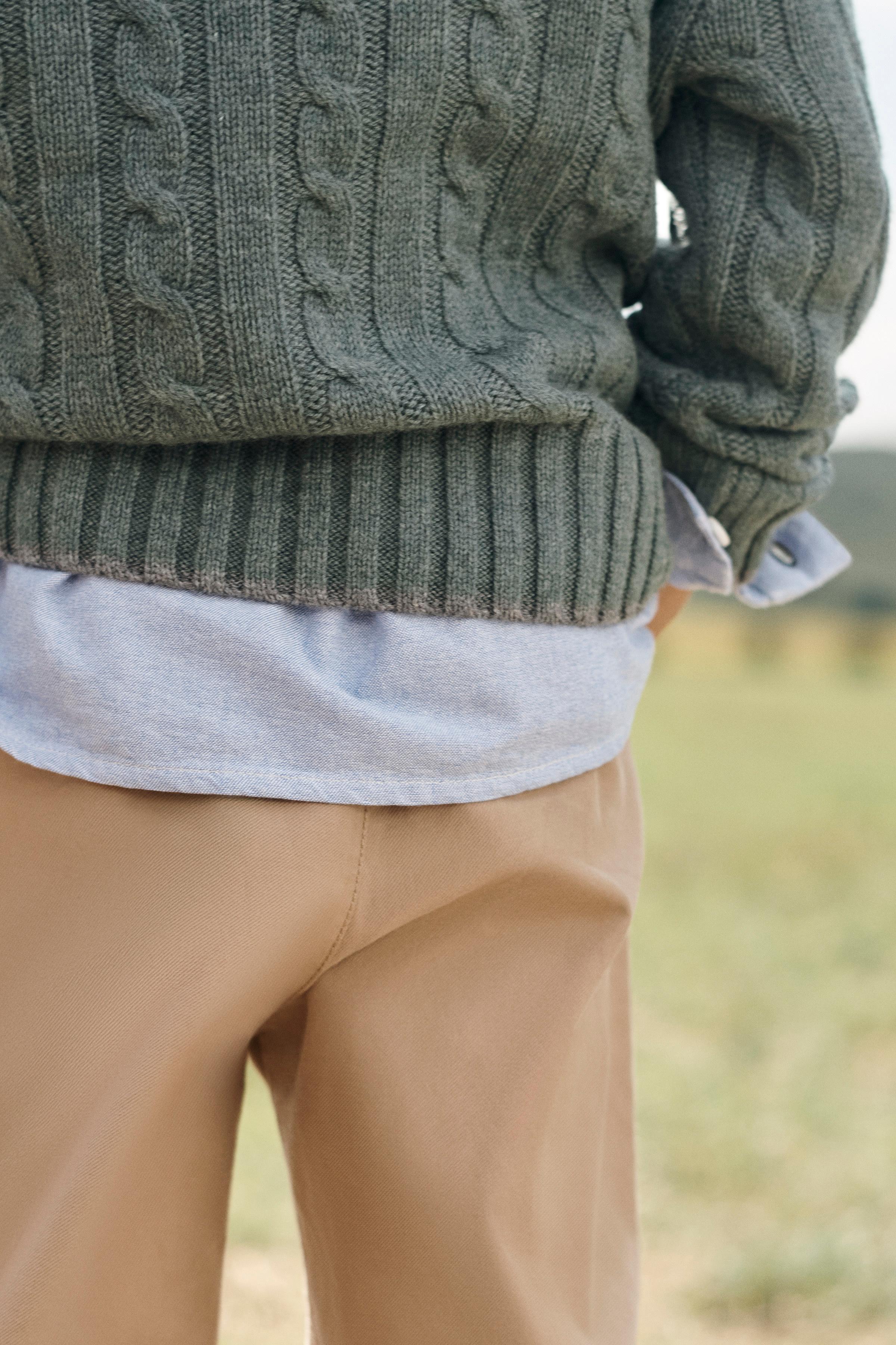 LIMITED EDITION WOOL CABLE KNIT JUMPER